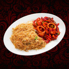 Bee Hoon Goreng Daging Merah (SEAFOOD)